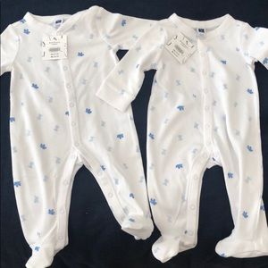 Blue elephant onesie